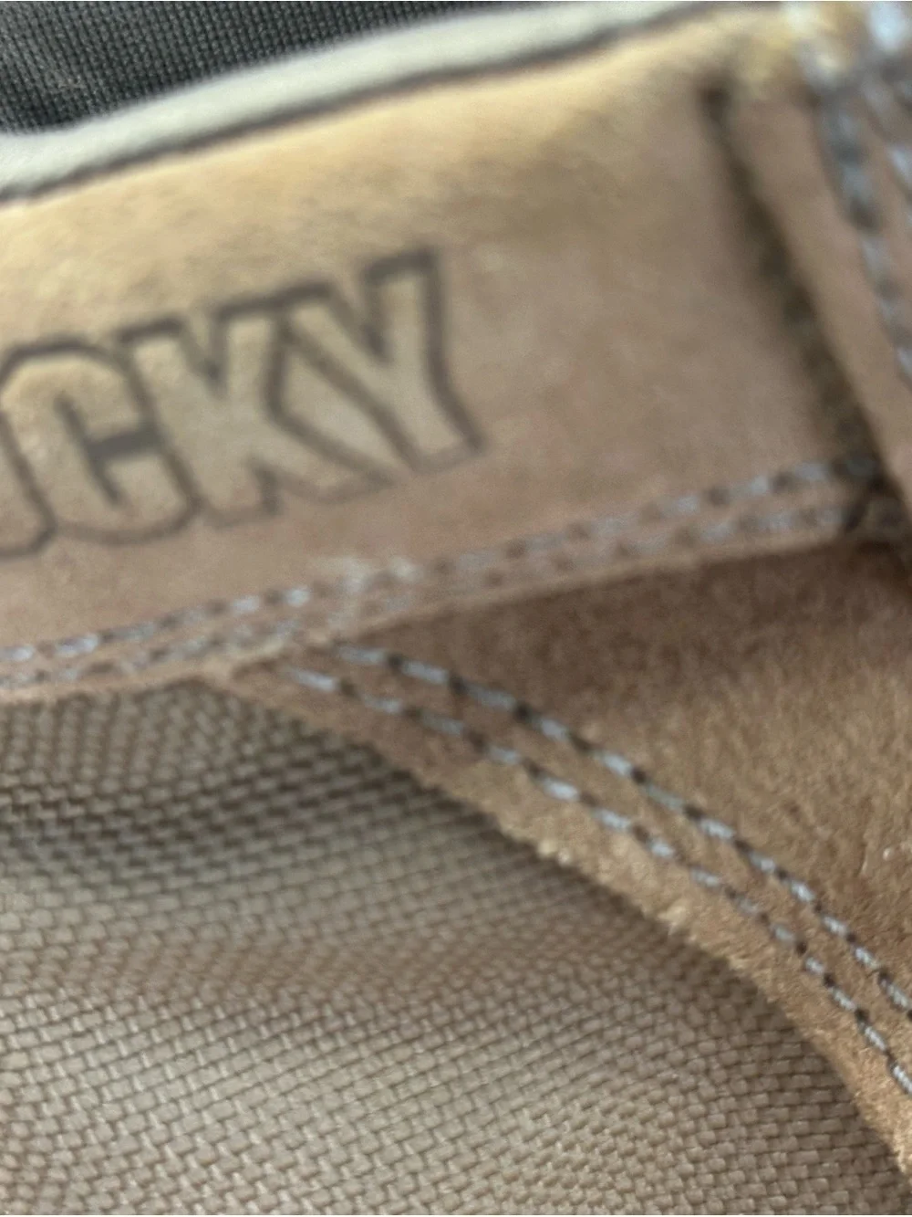Calvin Klein Tan Suede Tactical Boots